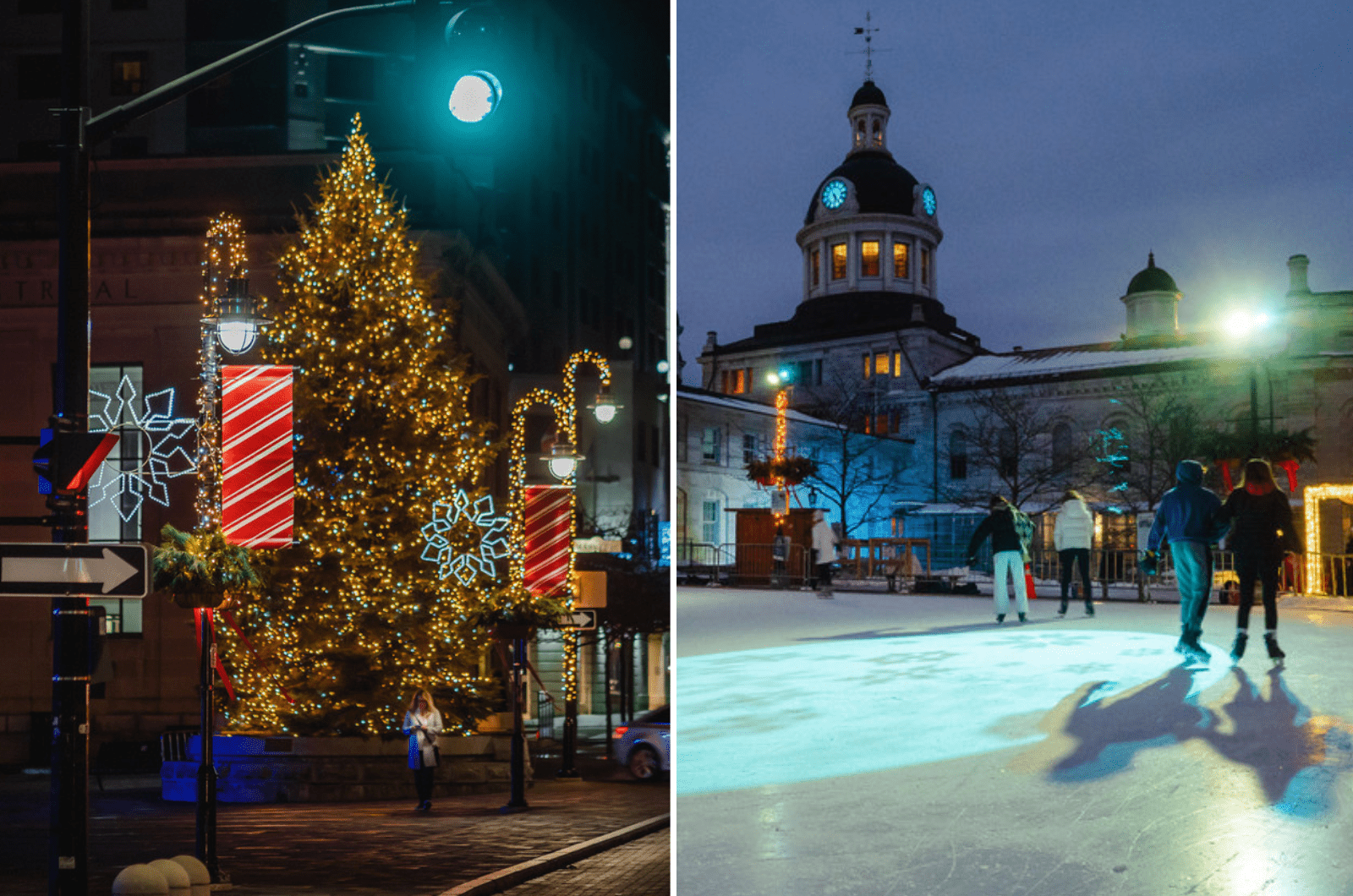 Downtown Kingston in the holiday season