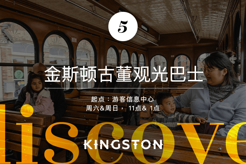5. 金斯顿古董观光巴士